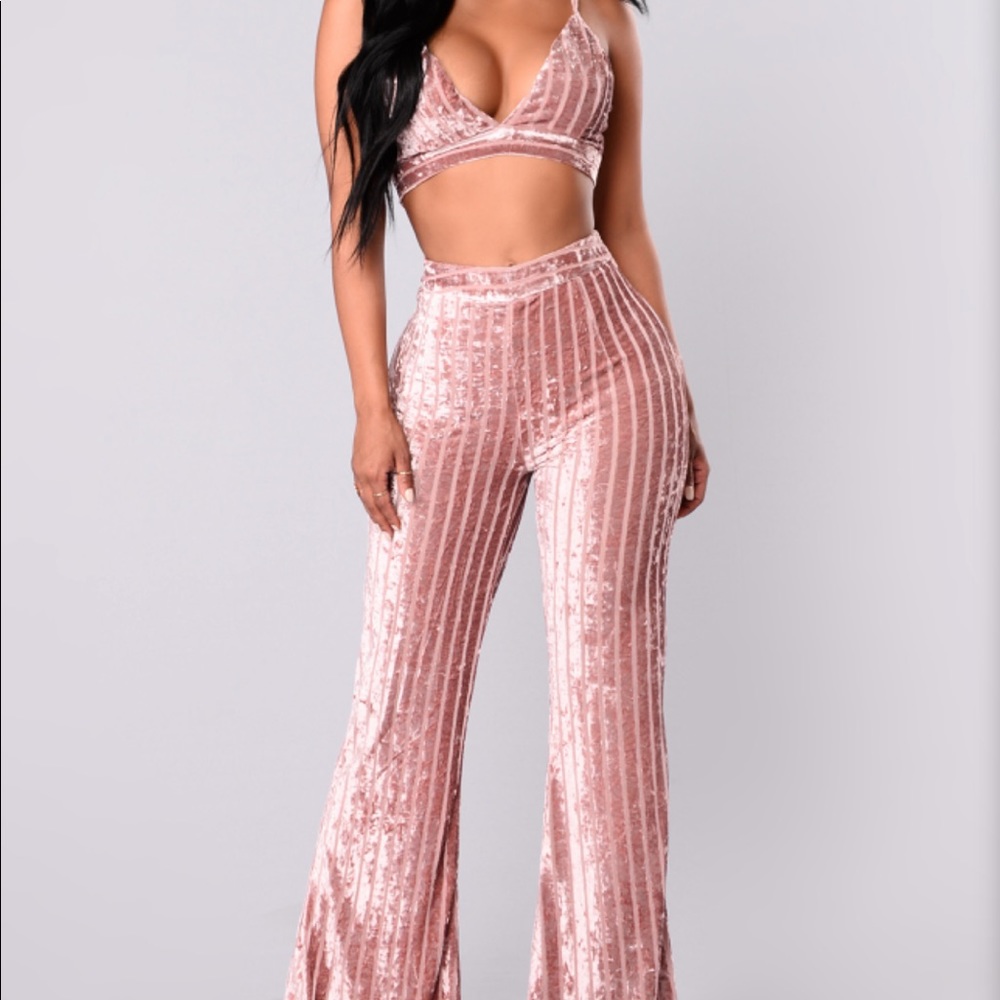 Mauve Two Piece Set